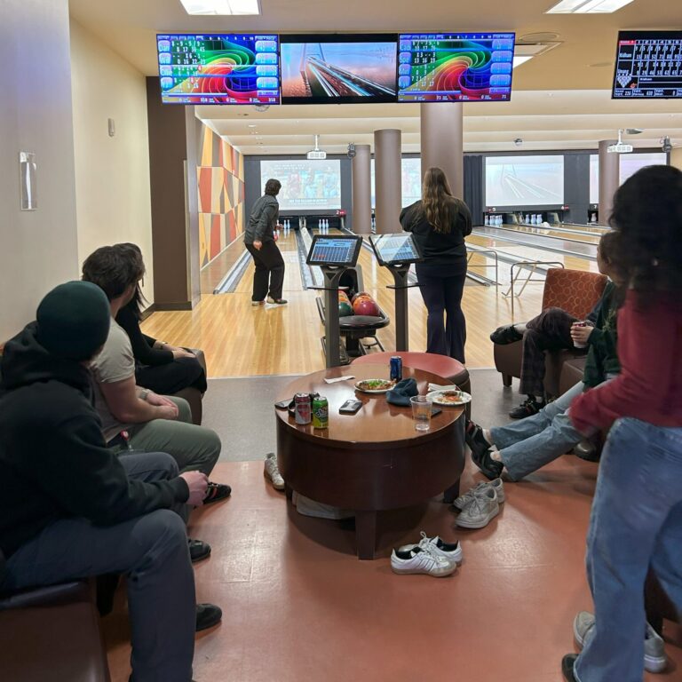 Badger Recovery students bowling