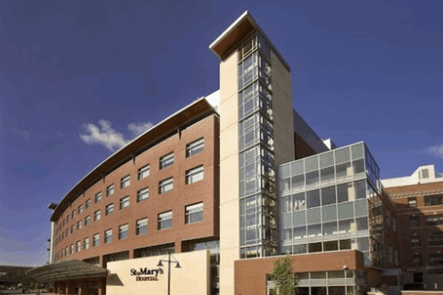 Exterior of SSM Health St. Mary's Hospital